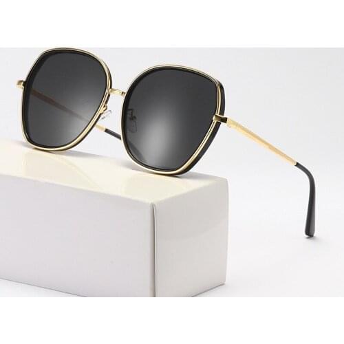 New fashion sunglasses female Korean version of the trendy retro style sunglasses Butterfly Women Sunglasses Polarized AS085
