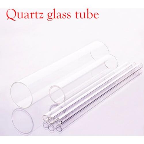 1 pcs Quartz glass tube,Outer diameter 10mm,Full length 150mm/200mm/250mm/300mm,High temperature resistant glass tube