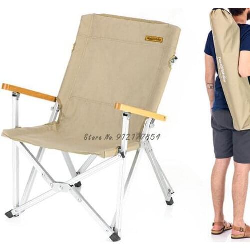 Outdoor portable folding chair camping beach chair backrest fishing chair small stool art student sketching chair