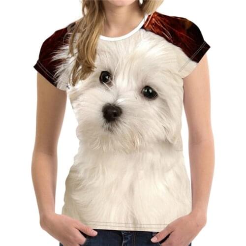 Printing Tshirts Cotton Women Harajuku Product New Pattern Sexy Dress Women New Product 2022 Plus Size Dog Hip Hop Black