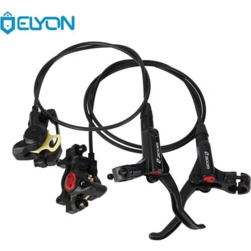 ZOOM HB-875 Bicycle Brake MTB Hydraulic Disc Brake Caliper Left Front 750mm/Right Rear 1350mm Mountain Bike Parts Clamp Brakes