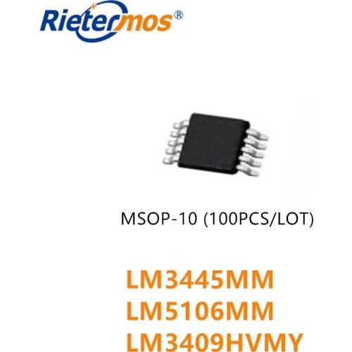 100PCS LM3445MM LM5106MM LM3409HVMY LM3445 LM5106 LM3409 MSOP10 HIGH QUALITY