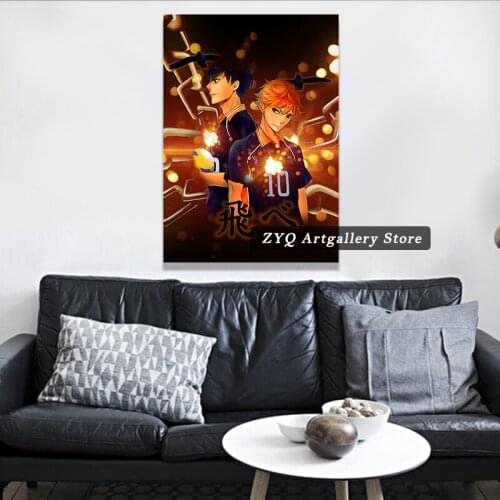 1P New Style Anime Volleyball Boy Haikyuu Japan Style Cartoon Poster Modular Painting Anime Posters