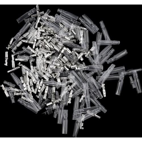 200 Pcs 3.9mm Car Truck Insulation Bullet Connector Wire Terminals Kits For Motorcycle Scooter Moped Car Kit Car Atv Quad