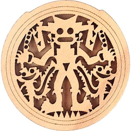 40''-41'' Guitar Maplewood Sound Hole Protector Cover With EQ Accessory