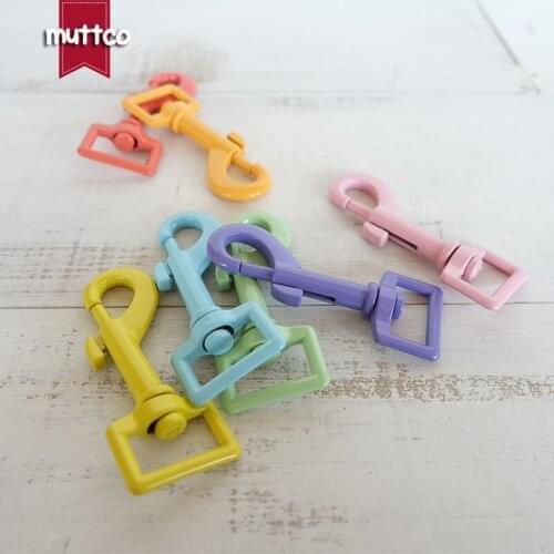 50pcs/lot Metal Colourful dog Clasp Kirsite hook buckle hardware for 20mm webbing DIY Dog Leash parts top quality 7 colours