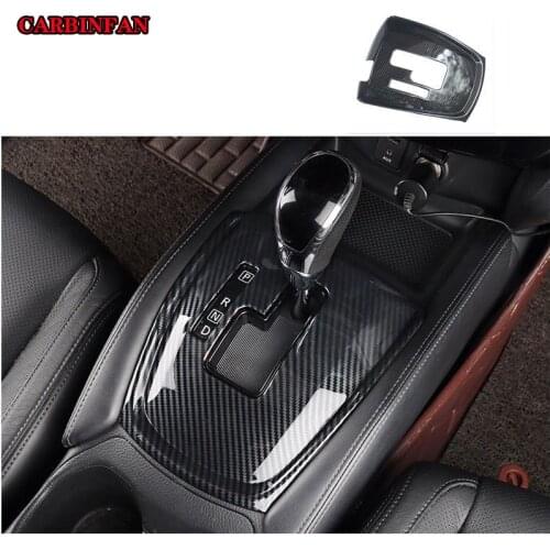 Car styling Gear Shift Knob Sticker Panel Frame Trim Cover For X-trail Xtrail T32 For Rogue 2014-2018 Car Accessories C800