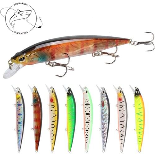 Depth Dive 0.5-3m 8Color14cm/18.6g Sea Fishing Lure Floating ABS Plastic Hard Bait 4# With Hook Wobblers Bionic Bait