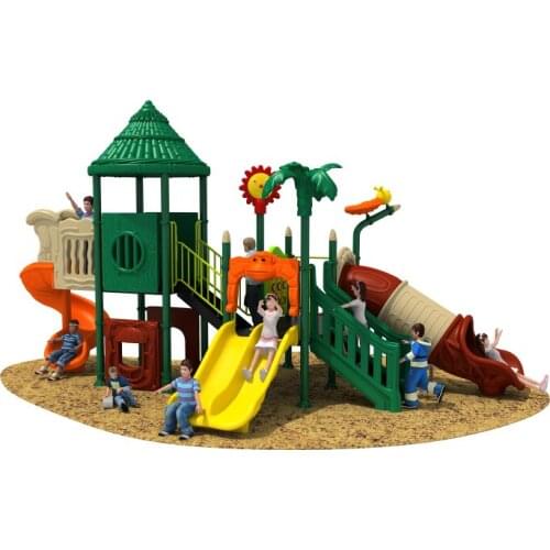 Backyard Playground school Natural outdoor playground equipment commercial big playground huge fun YLW-OUT180325