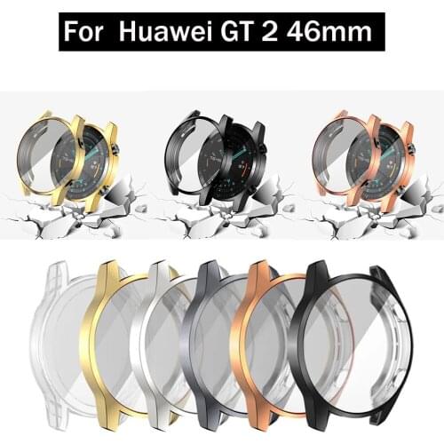 Fashion Style Case For Huawei watch GT2 46mm Soft TPU Case For Huawei watch GT/GT2 46mm All-Around Screen Protector Accessories