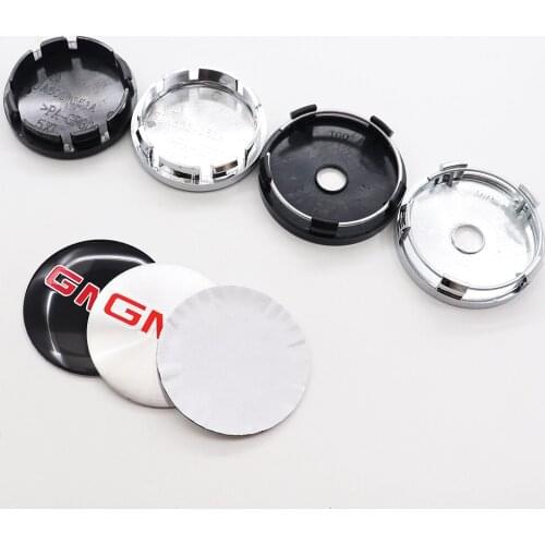 4pcs 56mm or 60mm Car Logo Wheel Center Cap Rim Badge Covers Decal Auto Refit Decoration Emblem Sticker styling Accessories
