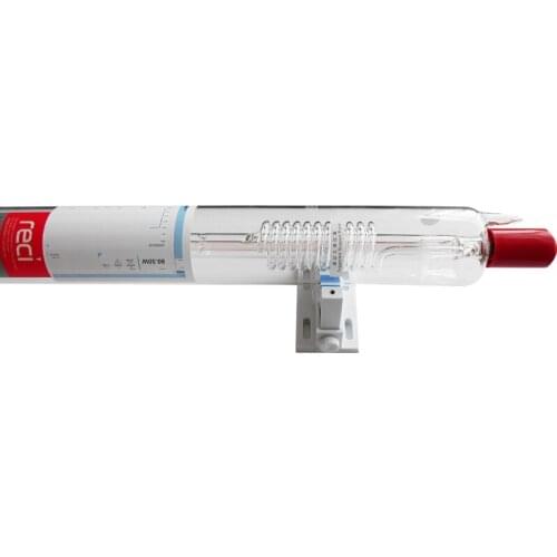Original Reci 90W Co2 Laser Tube W2 Length 1250mm Diameter 80mm For Sale