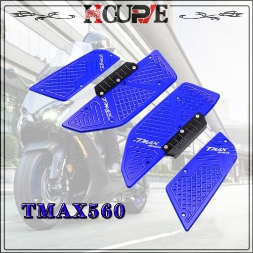 Motorcycle Scooter Front & Rear Footrest Step Footboard Pedals Foot Pegs For YAMAHA T-max Tech Max TMAX560 TMAX 560 2019 2020