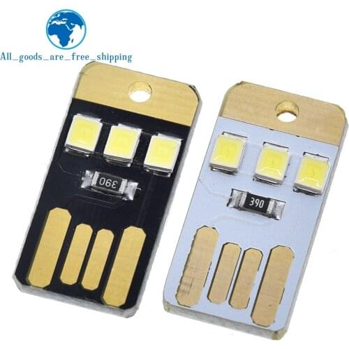 TZT teng 5pcs Mini super bright USB keyboard light notebook computer mobile power supply chip LED Nightlight
