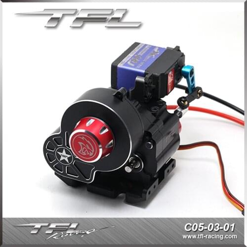 TFL 1:10 climbing car two-speed wave box SCX10 upgraded wave box back transmission wave box 90047 90057