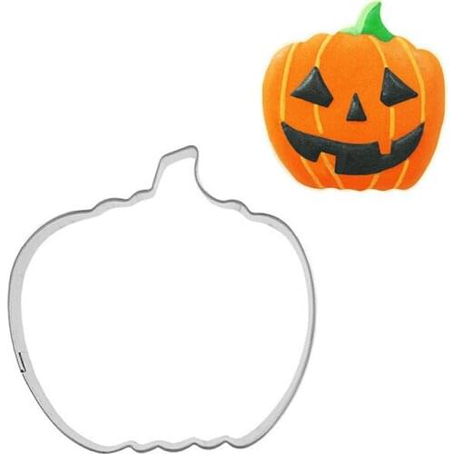 1 PC Halloween Pumpkin Cookie Cutter Metal biscuit Tools Party Decorating bread fruit Cutter DH080