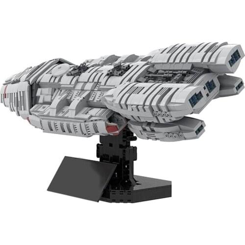 3498 PCS MOC Toys Defensive Shooting game Series Space Spacecraft Spaceship Building Blocks Modular Vehicle Block