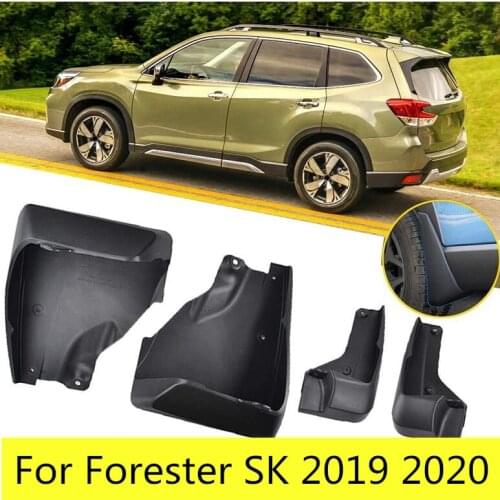 4Pcs Black Mud Flaps Splash Guards Mudguards Fender for Subaru Forester SK 2019 2020 2021 Accessories