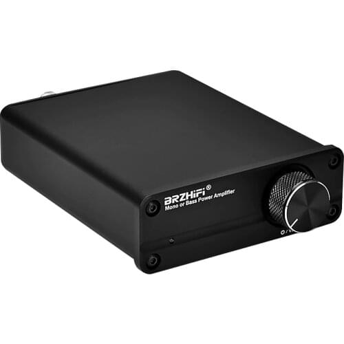 BRZHIFI 2.0 2.1 TPA3116 Mono Or Bass Power Amplifier 300W AUX High Power Subwoofer Amplifier Mini Amp DIY Stereo Home Theater