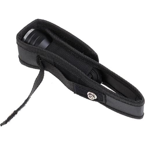 Tactical 360 Degrees Rotatable Flashlight Pouch Holster Torch Case for Belt Torch Cover Hunting Lighting Accessories