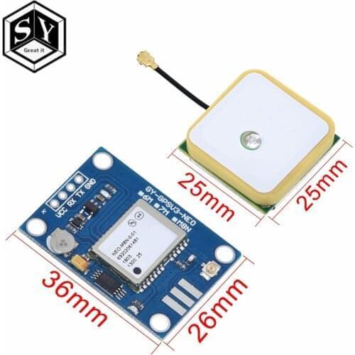 GREAT IT GY-GPSV3 NEO-M8N GPS Module for APM MWC Flight Controller PX4 Pixhawk V2.4.5 APM2.56 APM 1.65 -3.6V