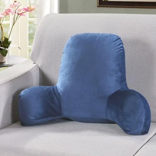 Armchair Lounge Back Cushion With Armrests Lumbar Backrest Reading Pillow Seats Pad