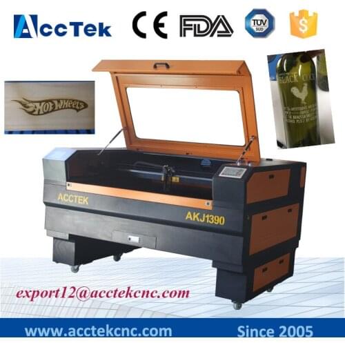 Laser cutter 60w 80w co2 laser cutter AKJ6090 AKJ1390 cheap co2 laser engraving machine