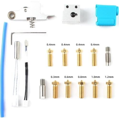 Nozzle Sleeve Throat Thermistor Heating Tube Kit for Sidewinder X1 3D Printer