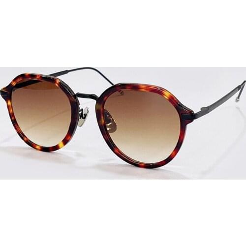 2021 New Fashion Wrap Round Sunglasses For Women Men Luxury Brand Design Alloy Acrylic Frame Eyewear Oculos De Sol Feminino