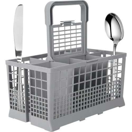 Plastic Dishwasher Cutlery Basket Universal Kitchen Plate Racks Holder Storage Box Dishwasher Part Home Storage Organization