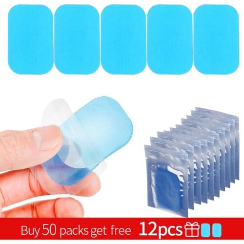 Replacement Gel Pads Sheet Abdominal Belt Toning Muscle Toner ABS Stimulator Hydrogel Pads Sticker AB Trainer Device Accessories