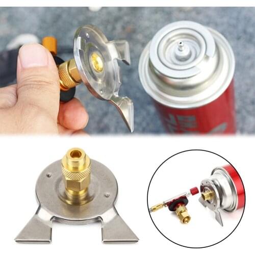 Outdoor Hiking Camping Stove/Burner Furnace Converter Fit For Gas Tank Adapter Camping Hiking Accessories