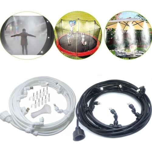 Smart Fog Machine 9M(30FT) Atomized Spray System Misting System for Greenhouse, Plants Terrarium Reptiles Garden 360 Adjustable