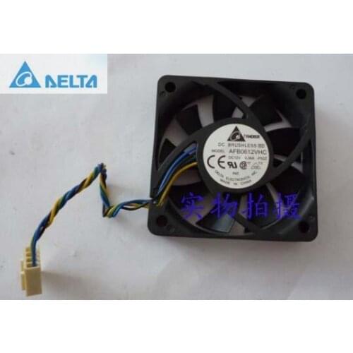 For delta 60MM 6013 60*60*13MM DC12V 4 the fan of the line AFB0612VHC Cooling fan