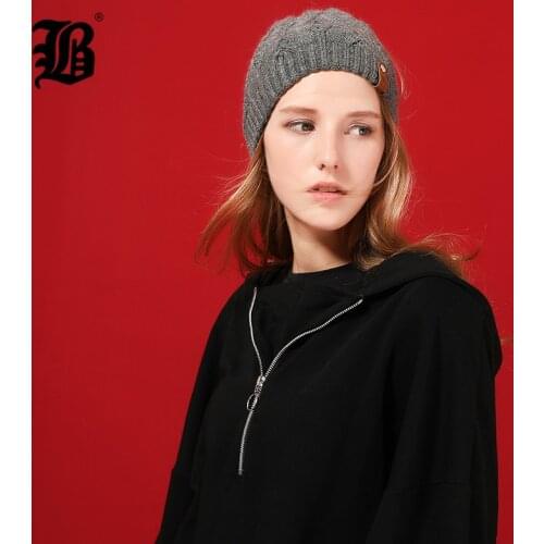 [FLB] Winter Knitted Wool Hat For Women Warm Casual Beanie Caps Winter Brand Gorros Mujer Invierno Fashion Ladies Hats 17037