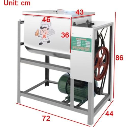 220v 2200W Commercial Dough Mixer Flour Mixing machine Stirring Mixer suitable for Pasta bread Dough Kneading capacity 25kg 1pc