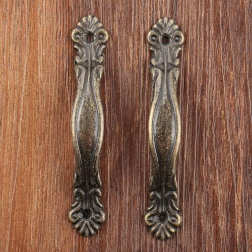 2pcs 85*15mm Pull Handles for Drawer Cabinet Door Wooden Chest Box Bin Metal Drawer Pulls Handles