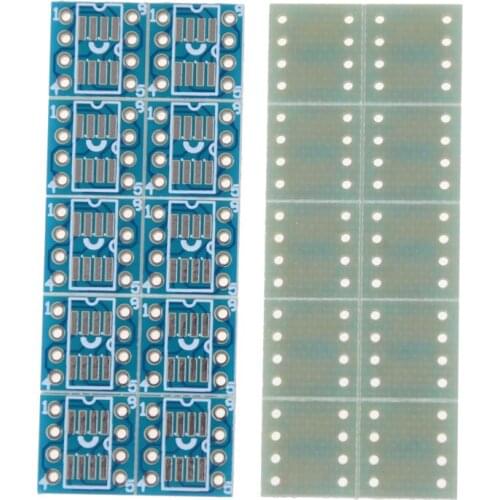 20X High Quality PCB Board Kit SOP8 SO8 SOIC8 TSSOP8 MSOP8 to DIP8 Adapter Converter Plate Connector Wholesale
