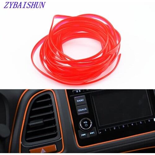 5M Flexible Interior Trim Decorative Strips Line DIY Car-Styling for Dodge Journey JUVC/Charger/DURANGO/CBLIBER/SXT/DART