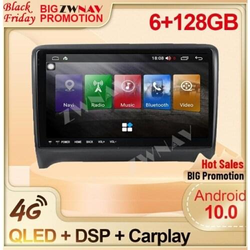 6+128G DSP Carplay Android 10.0 Car DVD player Multimedia For Hyundai Azera 2011 2012 GPS Navi Auto audio radio stereo head unit