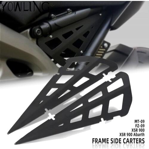 Motorcycle CNC Frame Side Carters Cover Guard Frame Protection For YAMAHA MT09 MT-09 FZ09 FZ-09 MT FZ 09 XSR900 XSR 900 Abarth