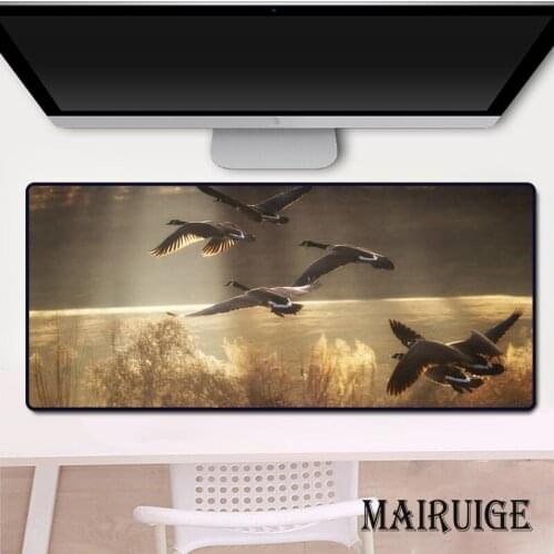 80x40 Flying Bird Picture Large Mouse Pad Gaming Accessories XXL Laptop Desk Mat Gamer Mousepad Computer Decoracion Keyboard Pad