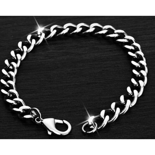 Fashion Bracelets Mens Accessories Personality Stainless Steel Jewelry Gold Chain Link domineering Bicycle Biker Man Bracelet