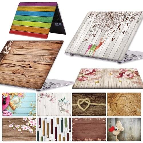 Wood Pattern Laptop Case for Huawei MateBook 16/D15/D14/MateBook 13/14/X 2020/14 2021/MateBook X Pro 13.9 Notebook Hard Shell