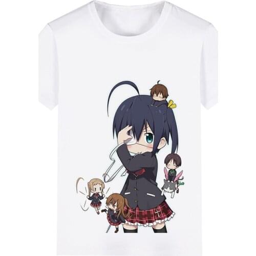 Chuunibyou Demo Koi ga Shitai! Cosplay Costume Adult Kids Child Short Sleeve T-shirt T shirt