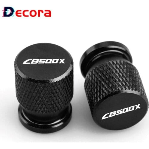 For Honda CB500X CB 500X CB500 X 2013-2021 Motorcycle CNC Wheel Tyre Valve Stem Caps Tire Air Port Cover 2020 2019 2018 Black