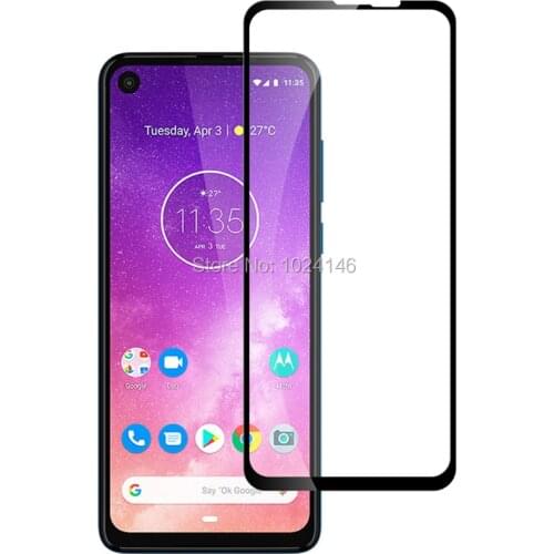 For Motorola One Vision / One Action 6.3" Full Cover Tempered Glass Screen Protector Explosion-proof Protection Film