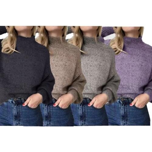 Autumn Winter Knitted Jumper Tops turtleneck Pullovers Casual Sweaters Women Shirt Long Sleeve Tight Sweater Girls