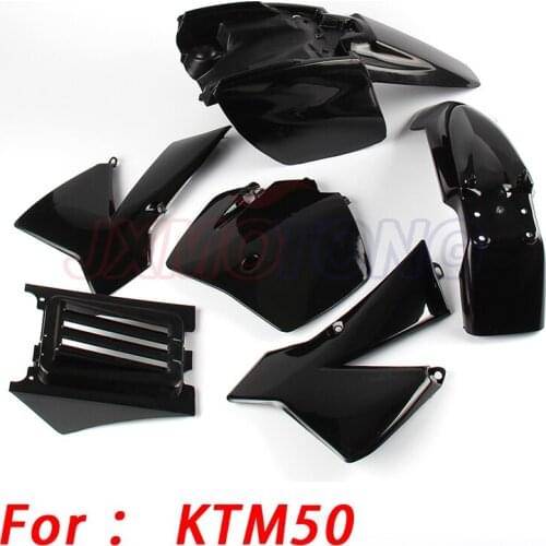 3 color Plastic Body Fender Kit For SX 50CC 50 50SX 50 Mini Adventure Junior Adventur 2003-2008 Dirt Bike Pit Bike