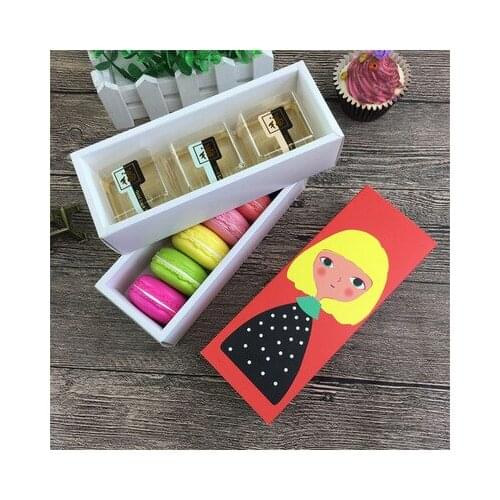 Macaron Box With Window Paper Macarons Packaging Box Paper Cup Cake Boxes And Packaging Box Chocolate Mini Cake